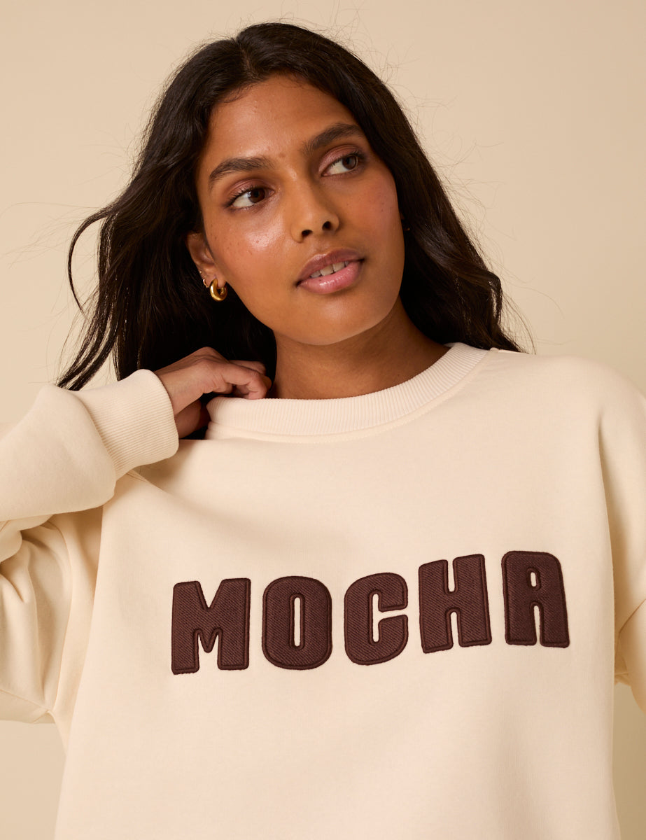 Brown Sunday Graphic Sweatshirt